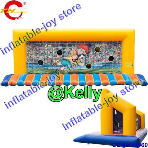 5x3x3m big inflatable football goal, inflatable soccer toss shooting game, carnival party rental inflatable sport games