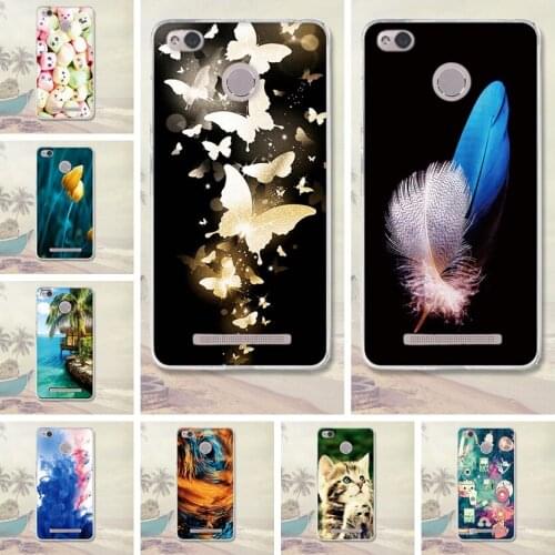 Cover Case For Xiaomi Redmi 3 3s/Hongmi 3 3S Cases Soft TPU Silicone Back Cover Phone Case For Xiaomi Redmi 3S 3Pro 5.0" Coque
