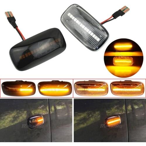 For Nissan Maxima Almera for Pulsar N15 Cefiro A32 1995-2000 Side Marker Repeater Light Dynamic Amber Turn Signal Lights Lamp