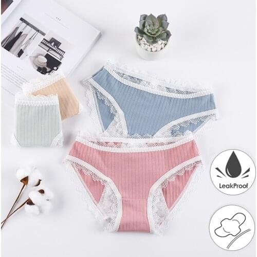 Menstrual Panties Leak Proof Physiological Pants Sexy Women Panties Underwear Period Cotton Waterproof Briefs Ladies lingerie
