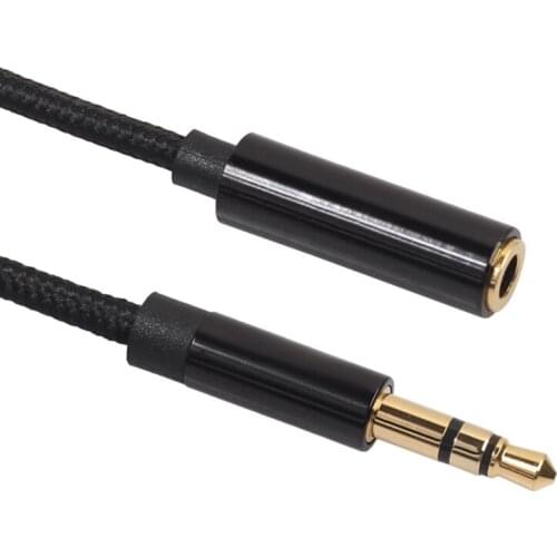 Aux Extension Cable Audio 3.5Mm Jack Male To Female Cable for Audio Equipment with 3.5Mm Interface Headphone PC DVD