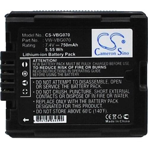 CameronSino for PANASONIC GS98GK H288GK H48 H68GK HDC-HS100 VDR-D230 VDR-D310 VDR-D50 VDR-D51 SDR-H40 SDR-H41 SDR-H50 battery