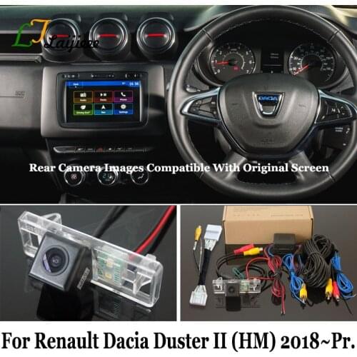 Reverse Camera For Renault Dacia Duster II HM 2018~Present Original Display Screen / HD Wide-angle Car Rear View Backup Cameras