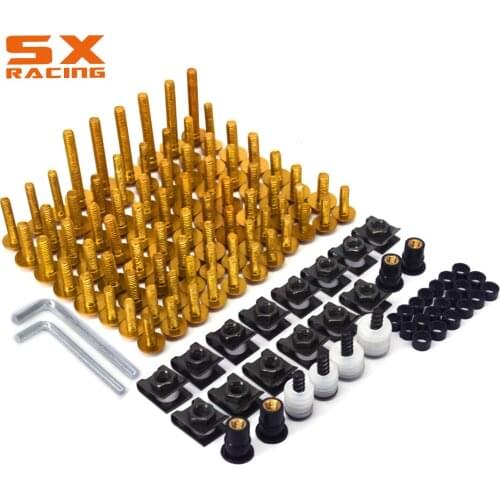Motorcycle Scooter Complete Fairing Body Bolts Screw Set for SUZUKI All Most Motorcycle model GSXR600 GSXR750 GSXR1000
