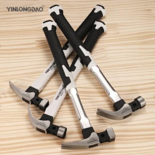 Magnetic Claw Hammer for Woodworking Automatic Nail Suction Hammer Multifunction Non-slip Shockproof Steel Hammer Hand Tool