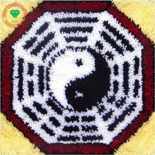 Tai Ji karpet Home Craft Latch hook rug kits cushion Diy Pillowcase Cross-stitch carpet cushion embroidery pillowcase thread