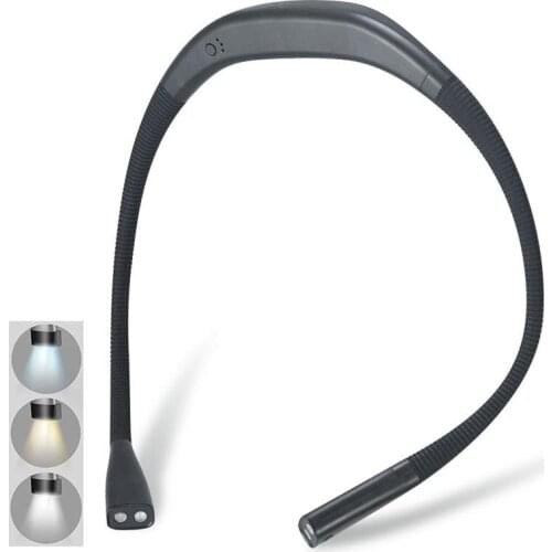 Led Neck Reading Light Neck Hanging Book Lights Portable Outdoor Night Run Camping Lighting Flashlight Neck Knitting Lamps