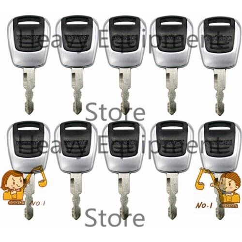 High Quality 10 Pcs R-9 Key For Hyundai New Excavator Loader Machine