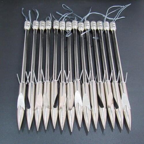 15cm Stainless Steel Slingshot Fishing Arrow Heads Skill dart Darts Shooting Bullet Hunting K3F2