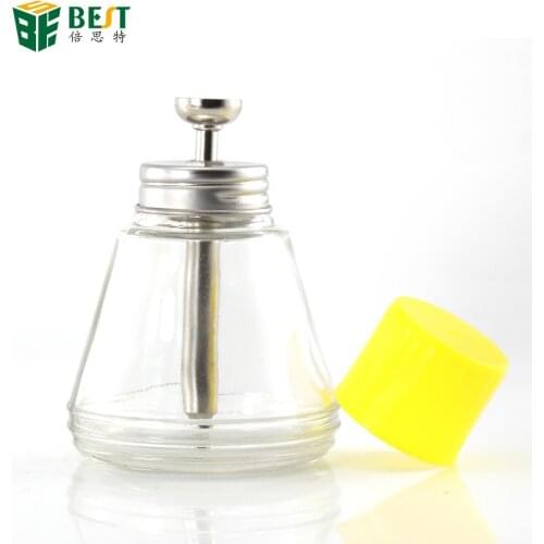 150ML Safe Portable Empty Alcohol Liquid Bottle ESD Glass Dispenser Press Pump Bottle For Glue Residue Remover PCB Cleaning Tool