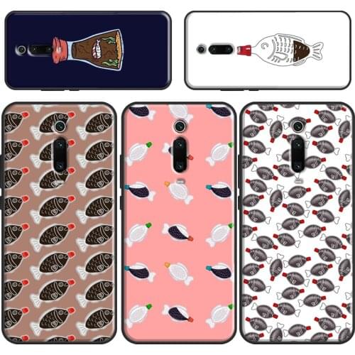 Sushi Soy Fish Case For POCO F3 M3 Pro POCO X3 Pro Coque For Xiaomi Mi 11 Ultra 10T Pro Mi Note 10 Lite