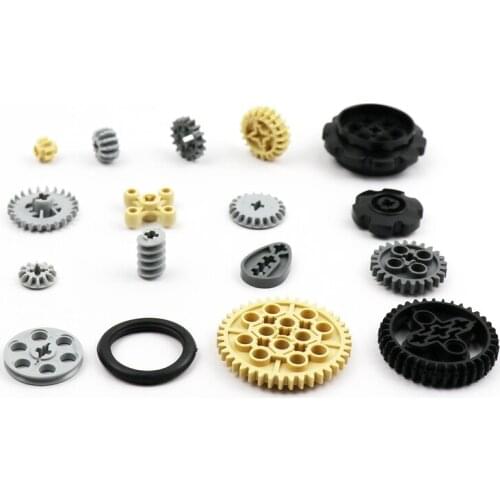 Building Blocks Brick Technical Parts Gears Rack MOC Bricks Model Truck Car Toy Accessory for Children