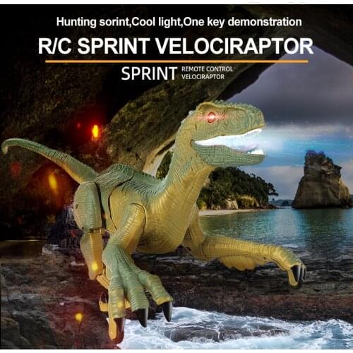 Remote Control Dinosaurs Electric Robot Sound Light Toy Excavation Jurassic Animals Toys for Children gift Boys