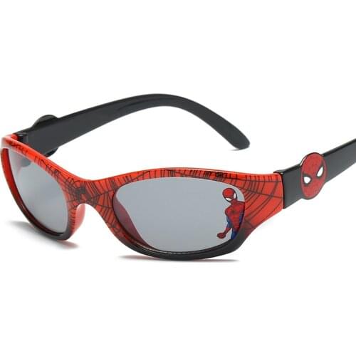 Disney Spiderman Sunglasses for Boys Girls Marvel PVC Action Toys Figure Cartoon Fashion Outdoor Sunglasses Gifts for Children