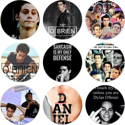Dylan O'Brien Badge Brooch Pin Accessories For Clothes Backpack Decoration gift 58mm