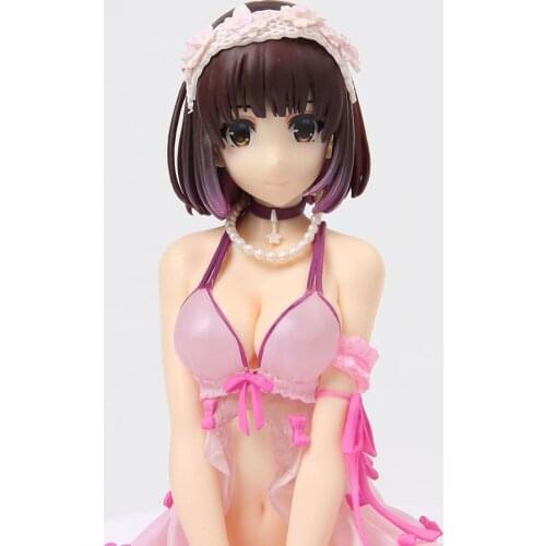 Simulation Anime Sexy DIY Katou Megumi Princess Figure Action Doll Girls Boys Toys Car Ornaments Model Women Men Birthday Gift