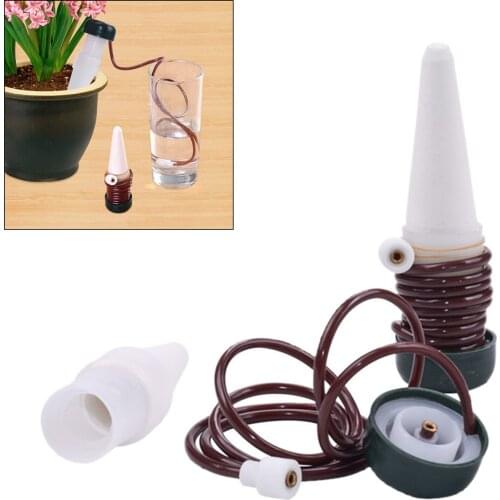 2x Automatic Plant Watering Stakes Plant Waterer for Home Vacation Travel Indoor, Self Watering Spikes for Indoor & Outdoor