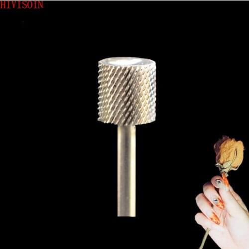 HIVISOIN-6pcs- Carbide Nail Drill Bit - 4-Week Backfill Bit - (60060030) Gold