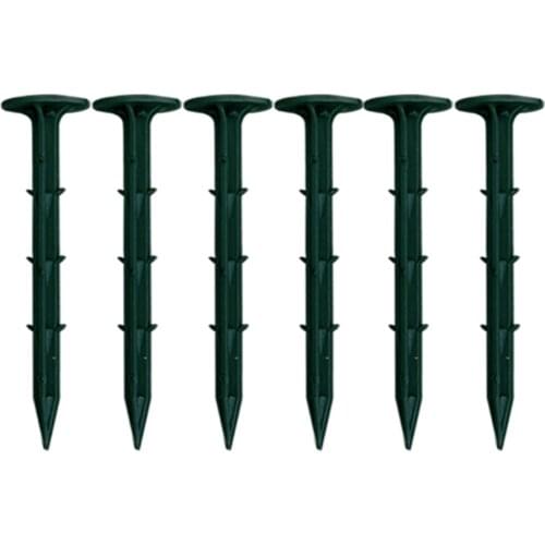 Plastic Fixing Tools Ground Cover Nails Landscape Stakes For Holding Down Tents Plant Support Raincloths Gardening Stake