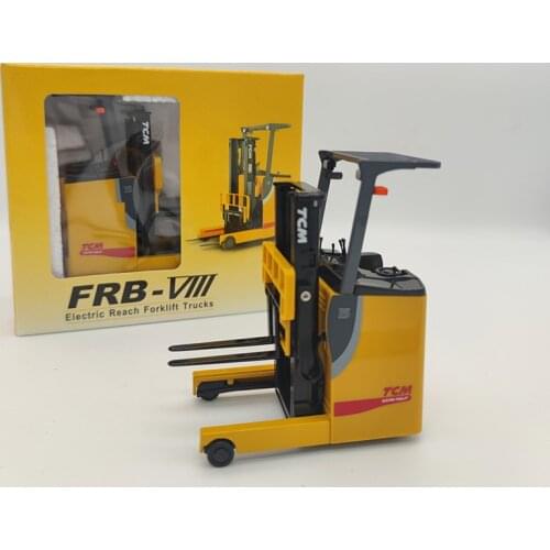 Exquisite plastic FRB-VIII engineering truck,1:20 reach forklift toy,original packaging forklift toy,free shipping