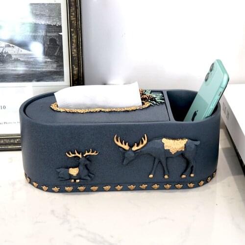 Animal Creative Square Container Tissue Box Cover Cute Nordic Napkin Animal Boxes Tissue Paper Servilletas Wipe Case BW50ZJ