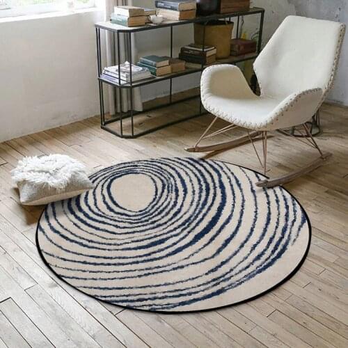 Fashion stripe Round Carpets For Living Room Bedroom bathroom Rugs And Carpets home Decor Floor Mat Coffee Table chair Area Rugs