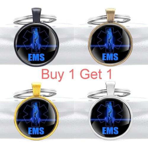 Buy 1 Get 1 New Arrivals Ems Emergency Medical Team Key Chains