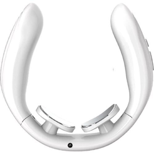 Portable Neck Massager 5 Modes Cordless Intelligent Rechargable Neck Massager for Home Outdoor Travel 165x165x45 mm EK-New