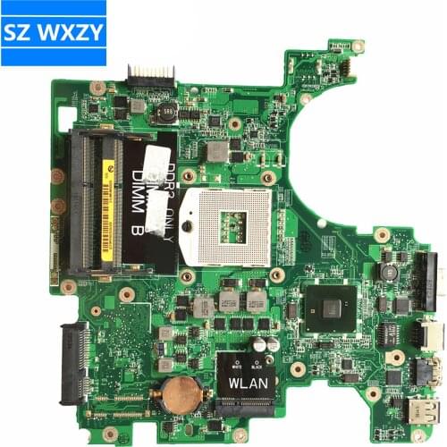 High Quality Laptop Motherboard For DELL 1764 DAUM3BMB6E0 0YWY70 YWY70 DDR3 HM55 Mainboard 100% Tested Fast Ship