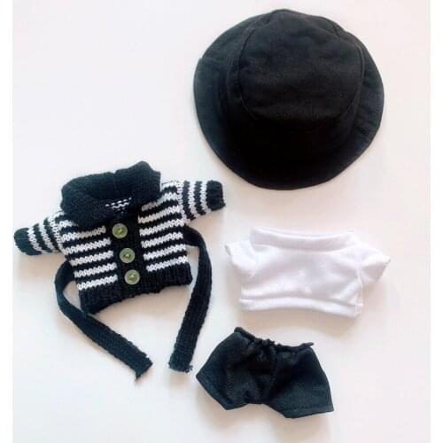 [MYKPOP]KPOP Dolls Clothes &Accessoiress: Clothes 4pcs Set for 20cm Dolls(without doll) KPOP Fans Collection SC21040713
