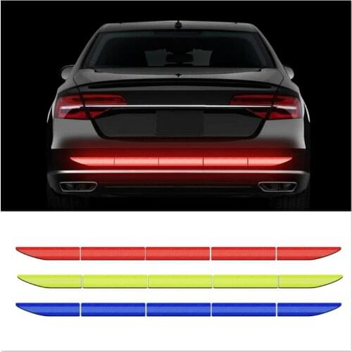 Car Reflective Sticker Trunk Warning Sticker for Volkswagen VW Polo Tiguan Passat B6 B7 B8 T5 T6 Golf UP Vento Arteon Touareg