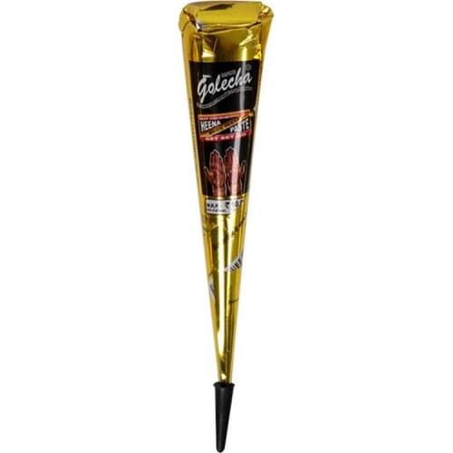 New Black Tattoo Painting Cream Henna Cones Henna Tattoo Paste Body Art Sticker Temporary Body Paint Tattoo Cream