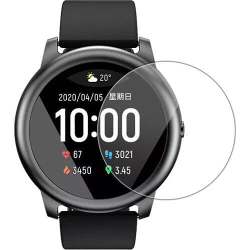 Tempered Glass Film For Haylou Solar Screen Protector Full Coverage HD Clear Film Cover For XiaoMi Haylou Solar Smart Watch