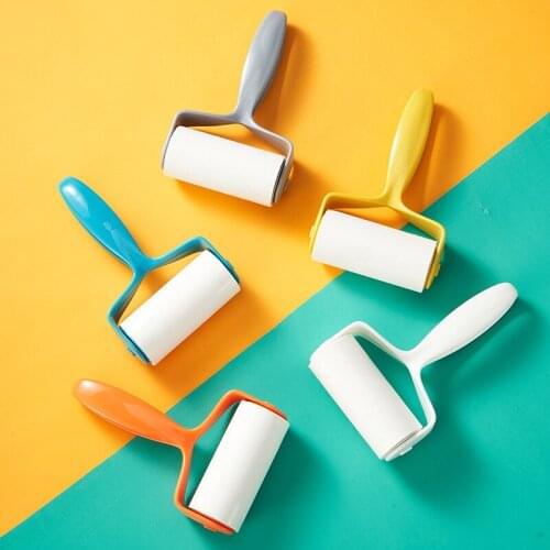 Lint Roller Pet Hair Remover Lint Roller Cleaner Sticky Reusable Pet Hair Remover Cleaner for Clothes Pet Hairs Carseats