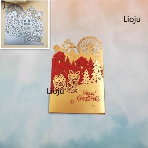 Christmas greeting cardMetal Cutting Dies Scrapbooking New 2019 DIY Scrapbooking photo album Decorative Embossing DIY Paper Card