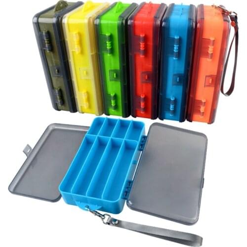 Fishing Box for Lures Double Sided Plastic bait Boxes Case Multifunctional Fly Fishing Tackle Storage Box ToolBox Accessories