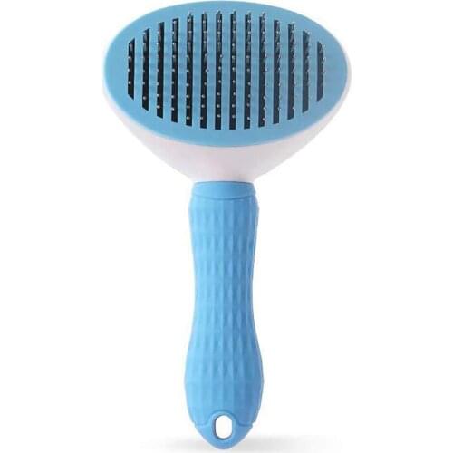 Grooming Brush Stainless Steel Grooming Dog Cat Comb Tool, Pet Comb Pet Grooming Massage Brush No More Nasty Shedding