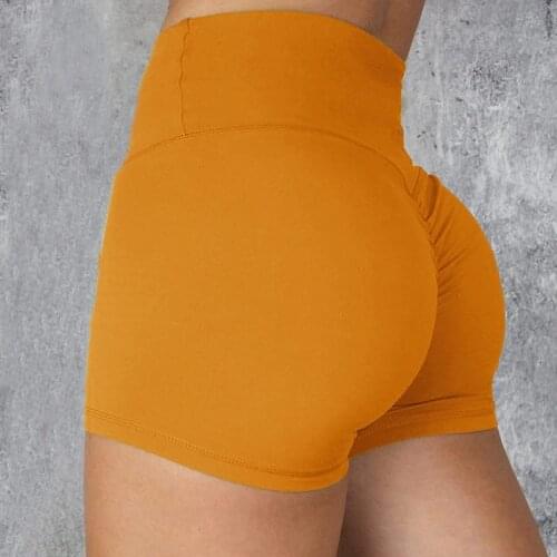 Fitness shorts high waist tight shorts quick-drying running exercise fitness shorts female