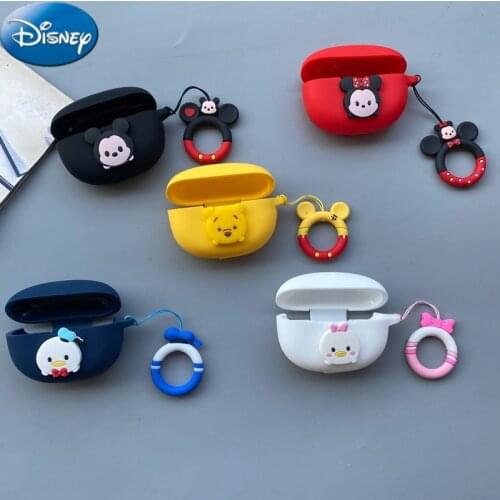 Disney Silicone Case For Oppo Enco X Bluetooth Wireless Earphone Case For OPPO Enco X Cover Charging Box With Finger Strap