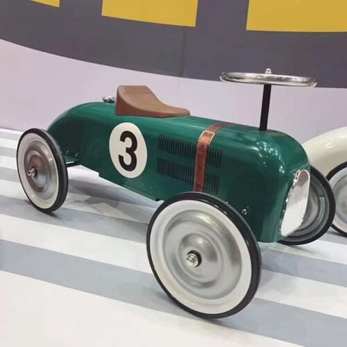 INS Nordic Bobby Classic Metal Childrens Walker Four-wheeled Scooter Shooting Background Props Ride on Toys