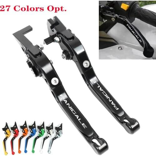 Folding Brake Clutch Levers Extendable Handle For Ducati 848/EVO 899 959 1098/S 1199 1299 V4/S/R Panigale/S/R/Tricolor 1198/S/R