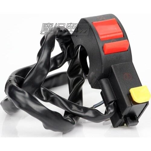 22MM Universally Motorcycle Handlebar Switch Ignition Start Switches Cafe Racer ATV Modification Motorbike Parts Accessaries