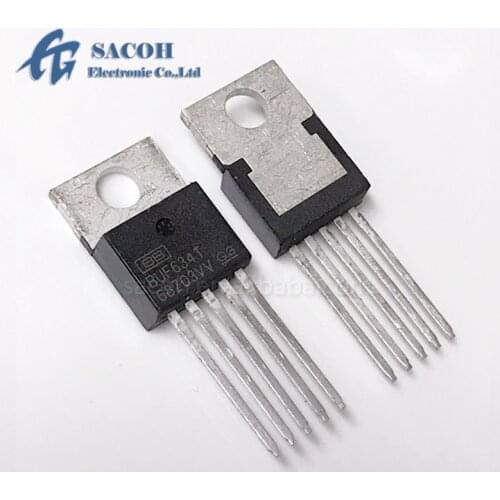 2Pcs BUF634T or BUF634F BUF634F/500 or BUF634 TO-220-5 250mA HIGH-SPEED BUFFER
