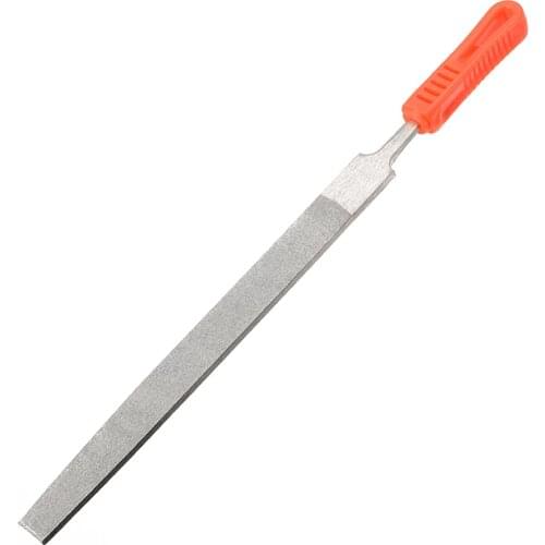 120# Grit Diamond Coated Flat File Wood Metal Stone Glass Filing Grinding Files Hand Tool Durable Multifunction Quick Deburring