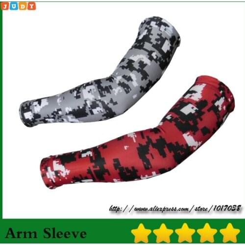 2016 Hot selling New arrival Camo arm sleeves Compression Arm sleeves For Baseball Football Basketball shooting sleeves Golf