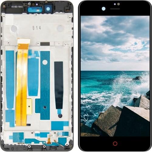 5.2" Original LCD Display for ZTE Nubia Z11 MiniS NX549J / Mini S NX549J LCD Display Touch Screen Panel Replacement with Frame