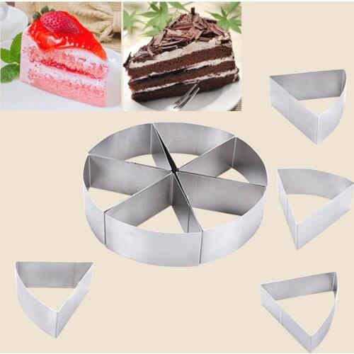 6PCS/Set Professional Mousse Rings Cookie Stainless Steel Dessert Baker Baking Tools Durable Pastry Making Accessories