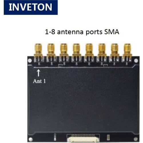 TCP/IP interface 8port channel UHF rfid reader impinj R2000 chip 840-960mhz passive for personnel/ student' attendance system