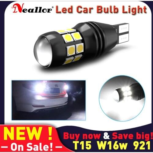 W16w T15 921 Led Canbus 12v 912 Bulbs On Car Goods Auto Diode Lamps Back Up Reverse Lights For Ford Focus 2 3 Mk3 Mk2 Mk1 s Max