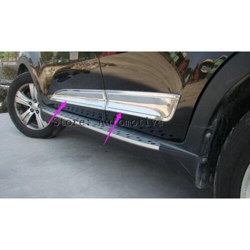 High Quality ABS Car Body Side Molding Trim OEM Style For KIA Sportage R 2010 2011 2012 2013 2014